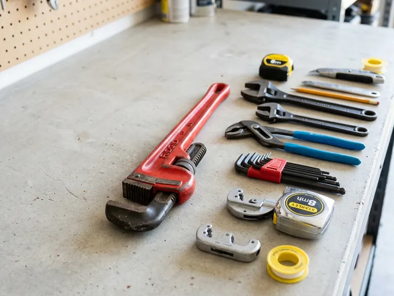 Professional plumbers in South Paris, ME equipped with top-tier tools for residential and commercial plumbing services.
